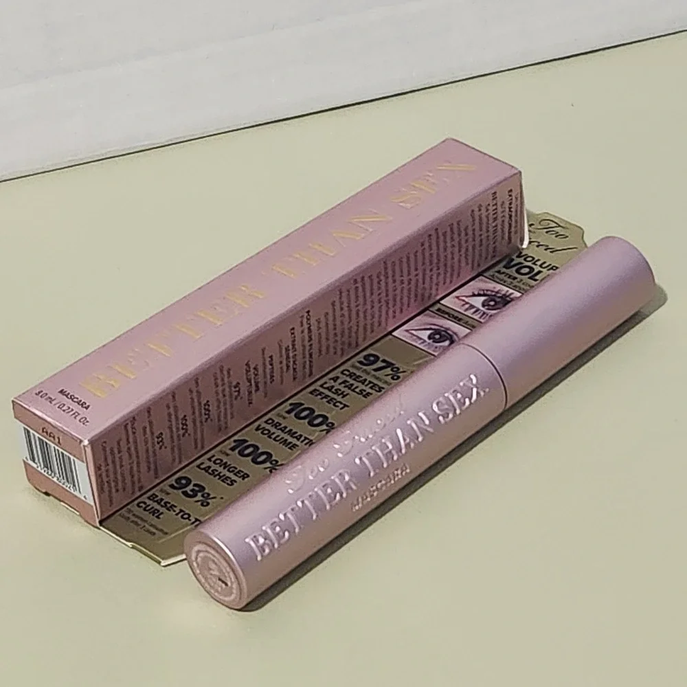 Too‎ Faced Better Than Sex Volumizing Mascara Black .27 oz Full Size NIB